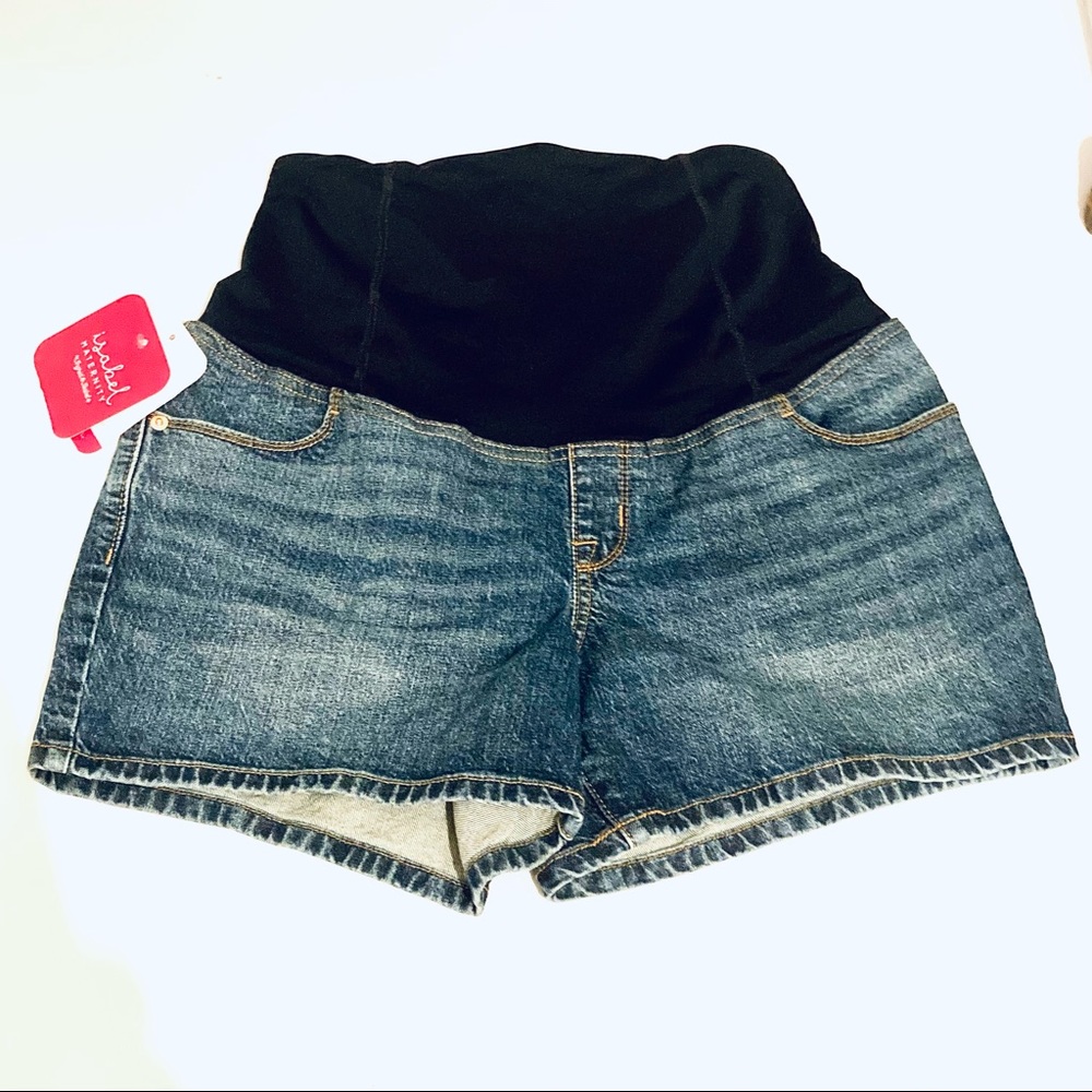 NWT Maternity Jean Shorts Size Medium